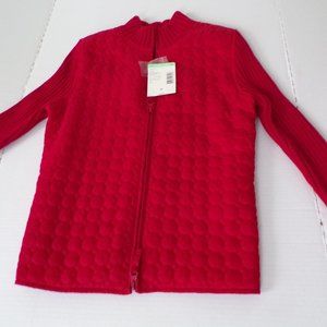 Laura Scott Petites Red Puffer Jacket SP
